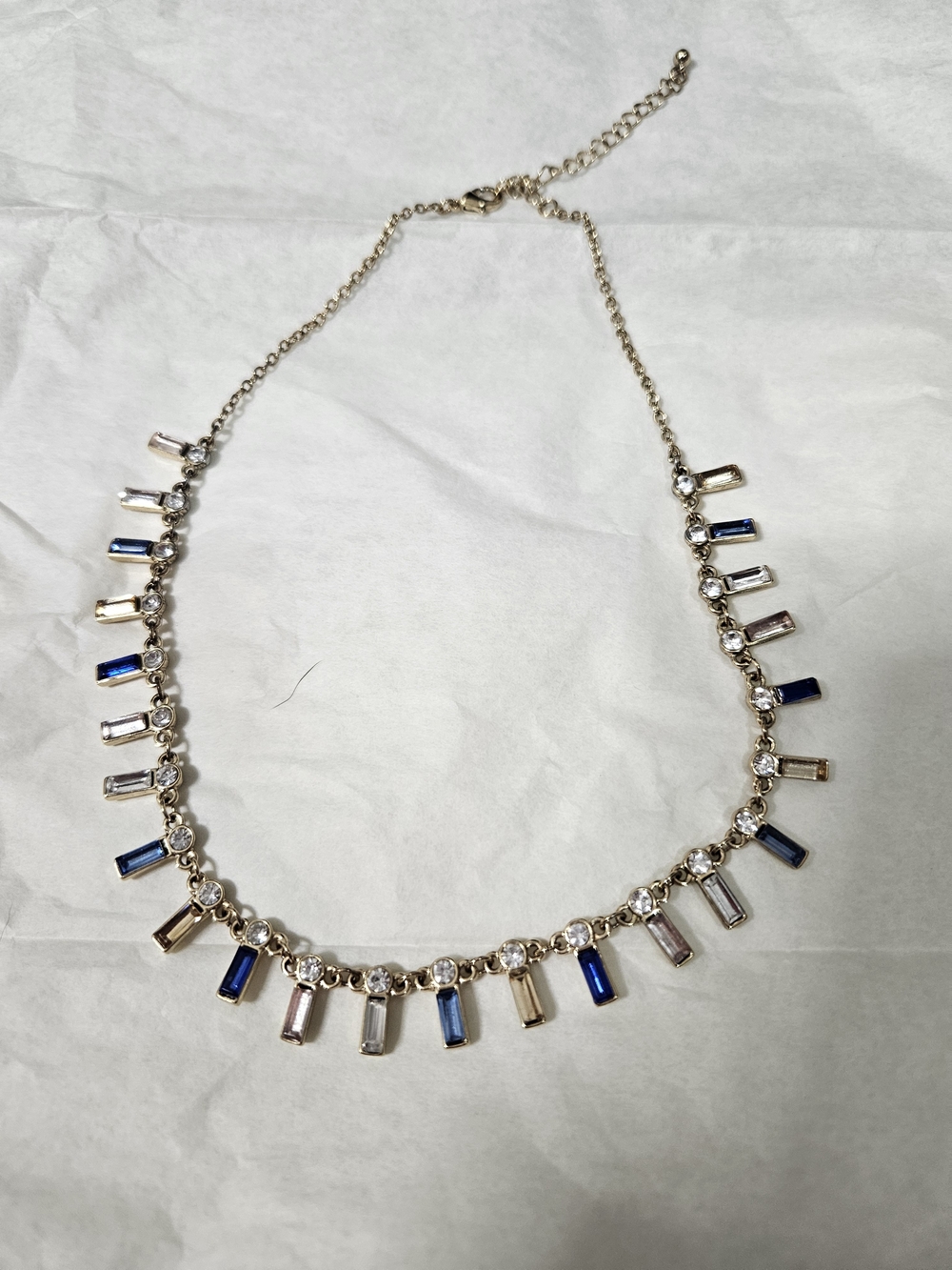Nadri Tarnish Resistant Crystal Fringe Necklace
